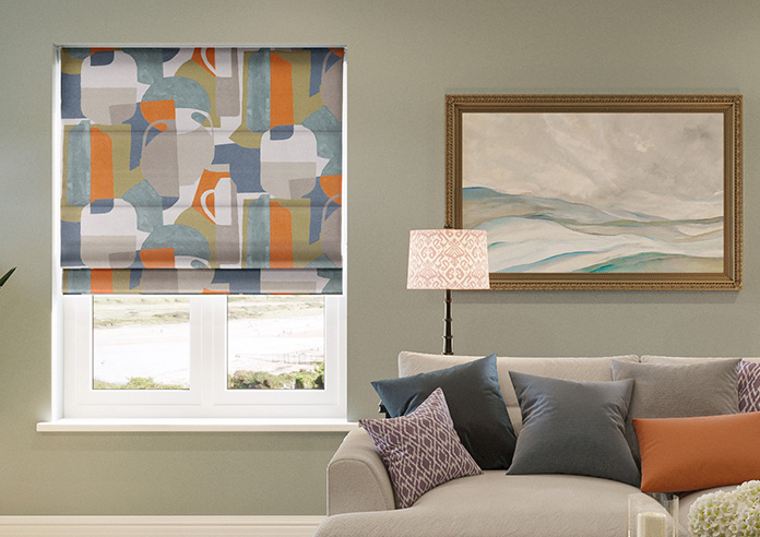 Athena, Steel - Roman Blind - Image 3